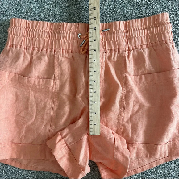 ATHLETA Cabo Linen 4” Short Cactus Peach Size 10 - Picture 6 of 7